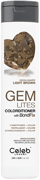 Celeb Gem Lites Кондиционер тонирующий цвет Шоколадный Кварц 30мл