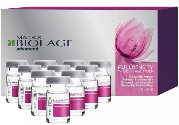 Matrix Biolage FullDensity Ампулы для активации роста новых волос с молекулой Stemoxydine