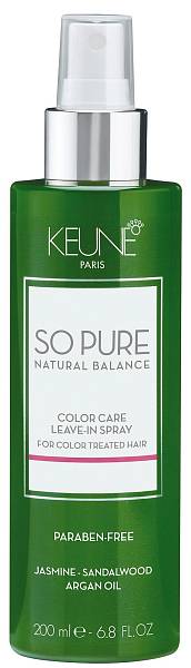 Keune So Pure Несмываемый спрей забота о цвете