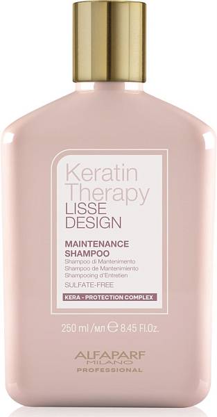 ALFAPARF LISSE DESIGN Keratin Therapy Кератиновый шампунь для гладкости волос