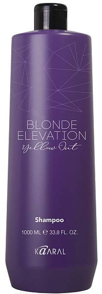 KAARAL Blond Elevation Yellow Out Антижелтый шампунь для волос 1000мл KAARAL Blond Elevation Yellow Out Антижелтый шампунь для волос 1000мл