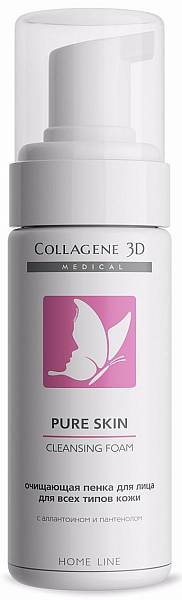 Medical Collagen 3D Очищающая пенка для всех типов кожи Pure skin
