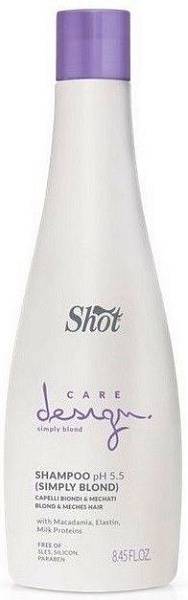 SHOT Simply blond Шампунь для осветленных и мелированных волос 250мл SHOT Simply blond Шампунь для осветленных и мелированных волос 250мл