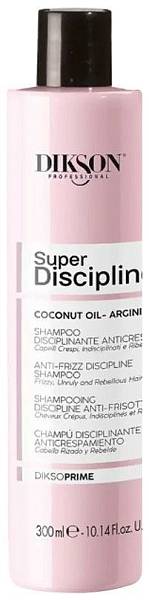Шампунь для пушистых вьющихся волос SUPER ANTI-FRIZ 300мл Dikson Diksoprime Super Discipline
