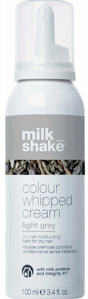 Milk Shake Color Whipped Кондиционирующая пена-сливки с оттеночным пигментом Light Grey Milk Shake Color Whipped Кондиционирующая пена-сливки с оттеночным пигментом Light Grey
