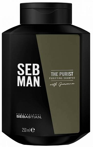 Sebastian SEB MAN Очищающий шампунь для волос Purist