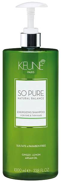 Keune So Pure Шампунь тонизирующий Energizing 1000мл