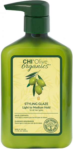 CHI Olive Organics Гель стайлинг средней фиксации