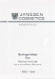 Укрепляющие патчи для кожи вокруг глаз Hydrogel Mask Eye, Janssen
