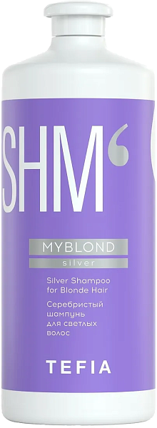 Tefia Шампунь серебристый для светлых волос 1000мл MyBlond