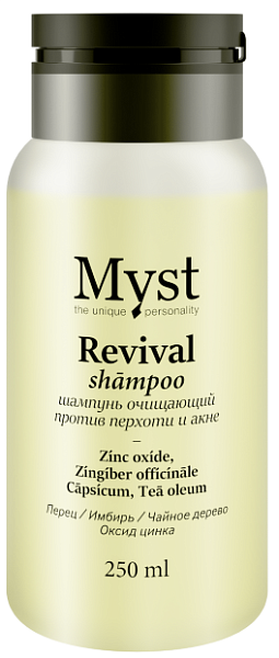 Myst Шампунь очищающий против перхоти и акне 250мл