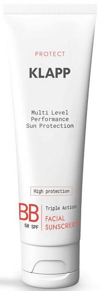 KLAPP Sun Protection Multi Level Performance Солнцезащитный BB крем SPF50 KLAPP Sun Protection Multi Level Performance Солнцезащитный BB крем SPF50