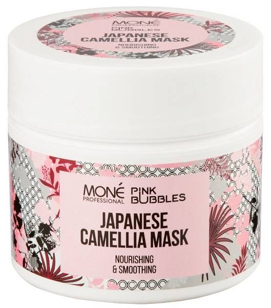 MONE Pink Bubbles Маска питательная с маслом японской камелии 200мл Japanese Camellia Mask