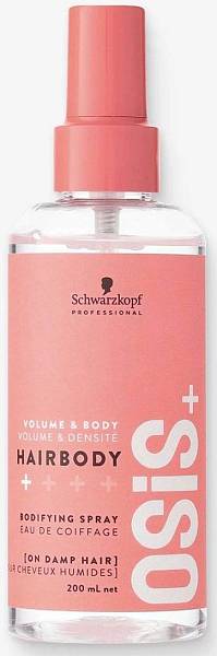 Schwarzkopf OSIS Hairbody Спрей для укладки волос с ухаживающими компонентами
