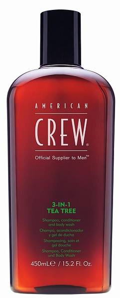 American Crew Средство для волос 3 в 1 Tea Tree