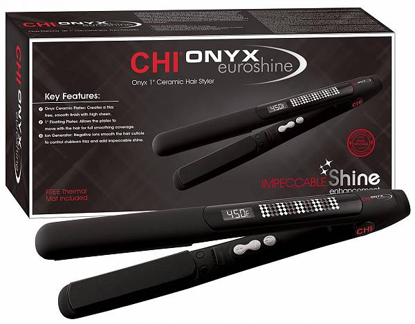 CHI Керамический утюжок стайлер для волос ONYX EuroShine