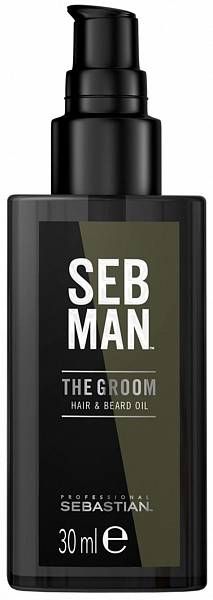 Sebastian SEB MAN Масло для ухода за волосами и бородой Groom
