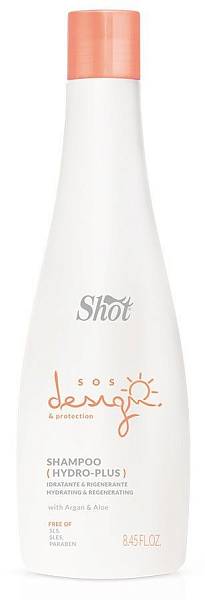 SHOT SOS & Protection Суперувлажняющий шампунь с аргановым маслом 250мл SHOT SOS & Protection Суперувлажняющий шампунь с аргановым маслом 250мл