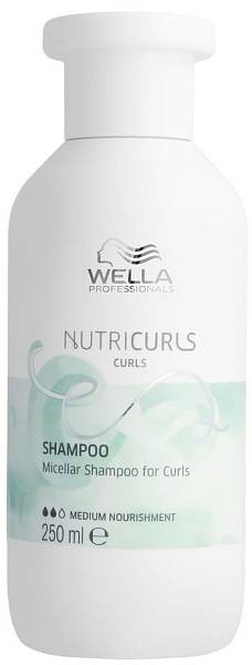 Wella NutriCurls Мицеллярный шампунь для кудрявых волос