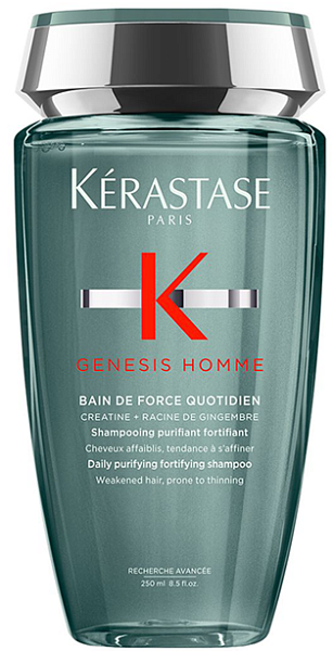 Kerastase Genesis Homme Шампунь очищающий для укрепления тонких волос Bain de Force Quotidien