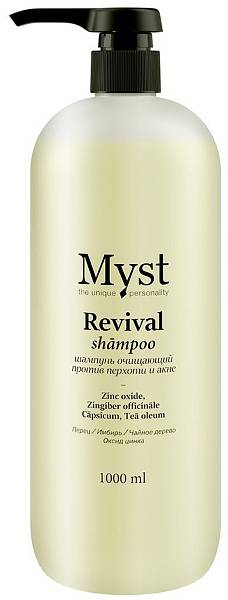 Myst Шампунь очищающий против перхоти и акне 1000мл