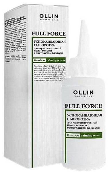 Ollin Full Force Успокаивающая сыворотка для чувствительной кожи головы