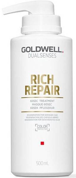 Goldwell Rich Repair Маска для сухих и поврежденных волос уход за 60 секунд 500мл