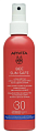 Солнцезащитный тающий ультра-легкий спрей для лица и тела SPF30, Apivita Bee Sun Safe