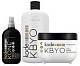 Набор средств с биотином (шампунь 500мл+маска 500мл+спрей 250мл), Periche Kode
