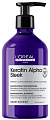 Бессульфатный шампунь для непослушных, пористых волос 500мл, Loreal Keratin Alpha Sleek
