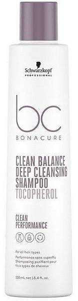 Schwarzkopf Bonacure Clean Balance Шампунь глубокого очищения