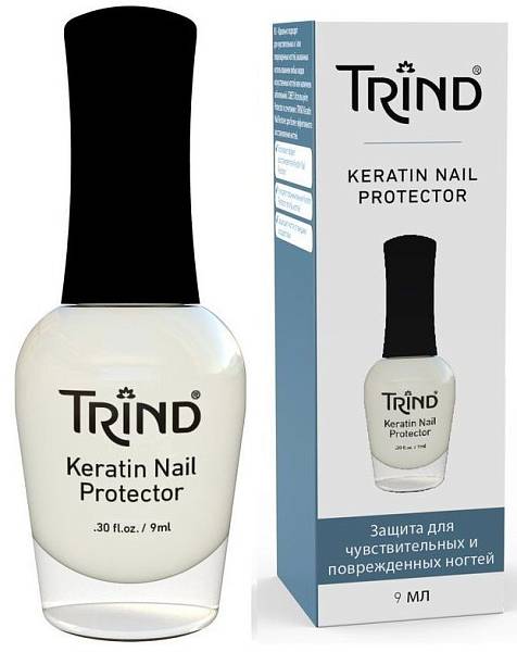 Trind Кератиновая защита ногтей Keratin Nail Protector