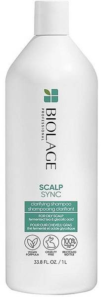 Matrix Biolage ScalpSync Шампунь очищающий для жирной кожи головы 1000мл