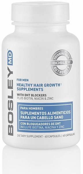 Bosley MD ReGrowth Комплекс витаминно-минеральный для оздоровления и роста волос для мужчин