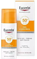 Солнцезащитный гель-крем для проблемной кожи лица SENSITIVE PROTECT, SPF 50+, Eucerin