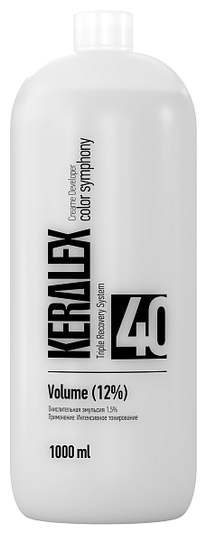 KERALEX Окислительная эмульсия 12%/40vol 1000мл KERALEX Окислительная эмульсия 12%/40vol 1000мл
