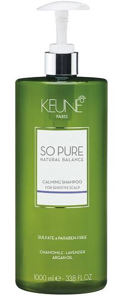 Keune So Pure Шампунь успокаивающий Calming 1000мл