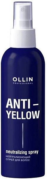 Ollin Professional Anty-Yellow Нейтрализующий спрей для волос