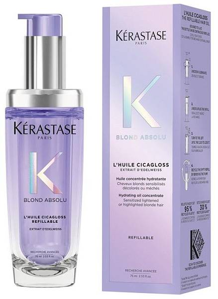 Kerastase Blond Absolu Масло-концентрат для осветлённых и мелированных волос L’Huile Cicagloss