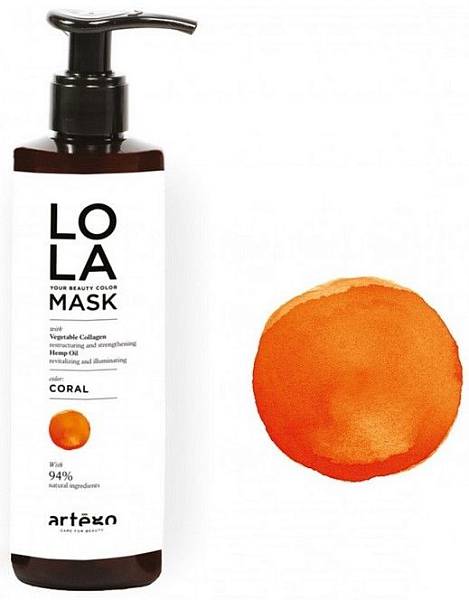 Artego It's Color Оттеночная маска LO LA оттенок Коралл