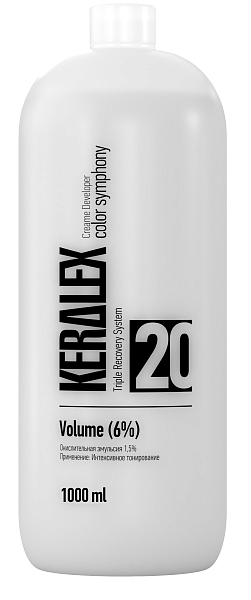 KERALEX Окислительная эмульсия 6%/20vol 1000мл KERALEX Окислительная эмульсия 6%/20vol 1000мл