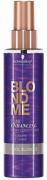 Schwarzkopf Blondme Cool Blondes Спрей-Кондиционер для холодных оттенков блонд