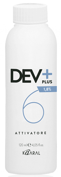 Окисляющая эмульсия Dev Plus 18% 6volume 120мл KAARAL Окисляющая эмульсия Dev Plus 18% 6volume 120мл KAARAL