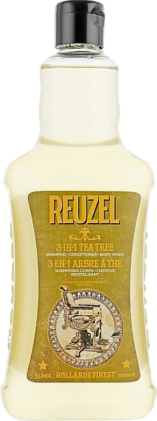 Reuzel Шампунь 3 в 1 Tea Tree Shampoo 1000мл