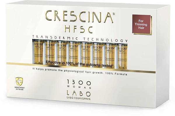 Crescina Ампулы для возобновления роста волос у женщин HFSC 1300