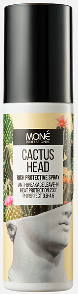 MONE Pink Bubbles Cпрей  многофункциональный для сухих и поврежденных волос 2в1 Cactus Head Rich