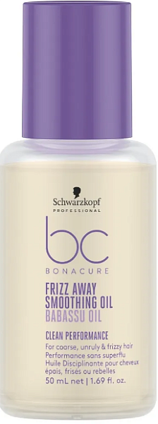 Schwarzkopf BC Frizz Away Масло разглаживающее для жестких и непослушных волос