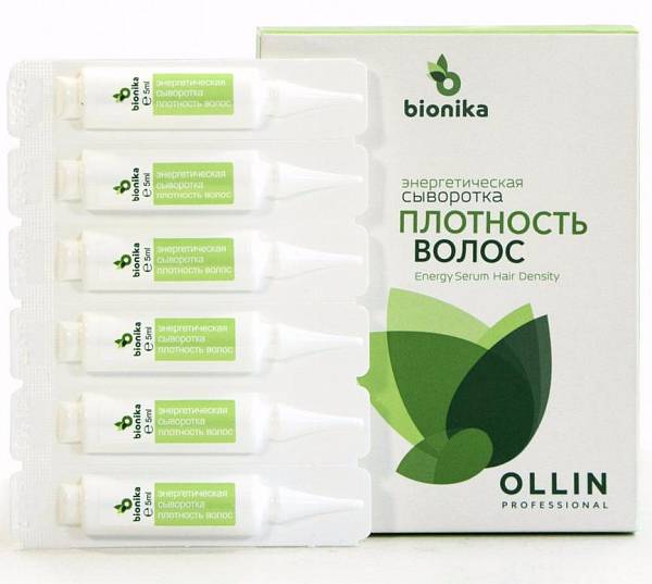 Ollin BioNika Энергетическая сыворотка Плотность волос