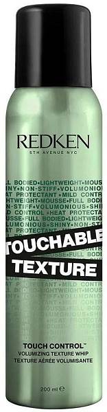 Пена для укладки подчеркивающая форму прически Touchable Texture Redken