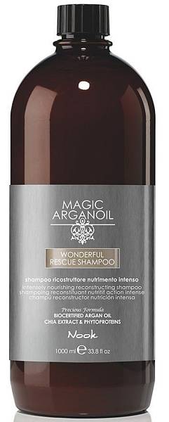 NOOK Magic Arganoil Реконструирующий интенсивно-питательный шампунь Wonderful Rescue Shampoo 1000мл